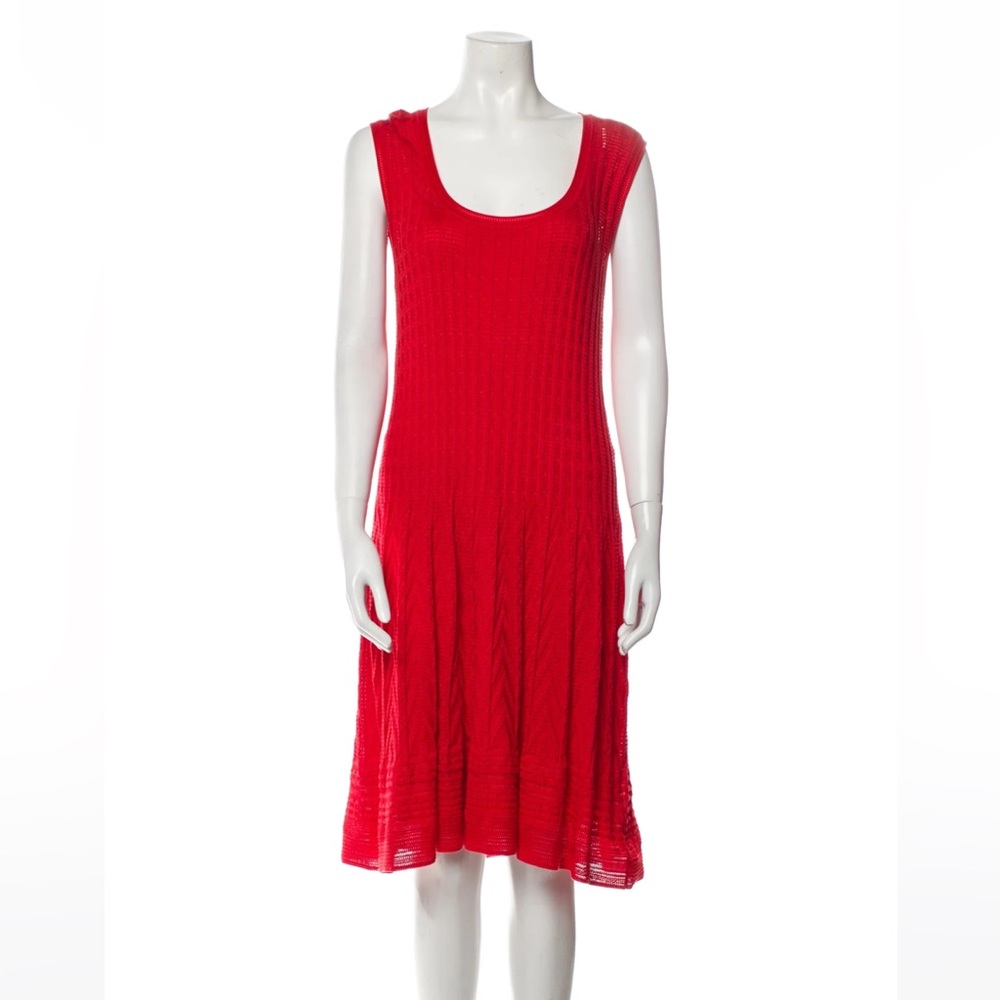 M by Missoni Red Knit Dress